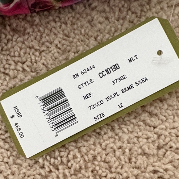 Artelier Nicolle miller Elegant Multicolor Midi Dress - Picture 5 of 7